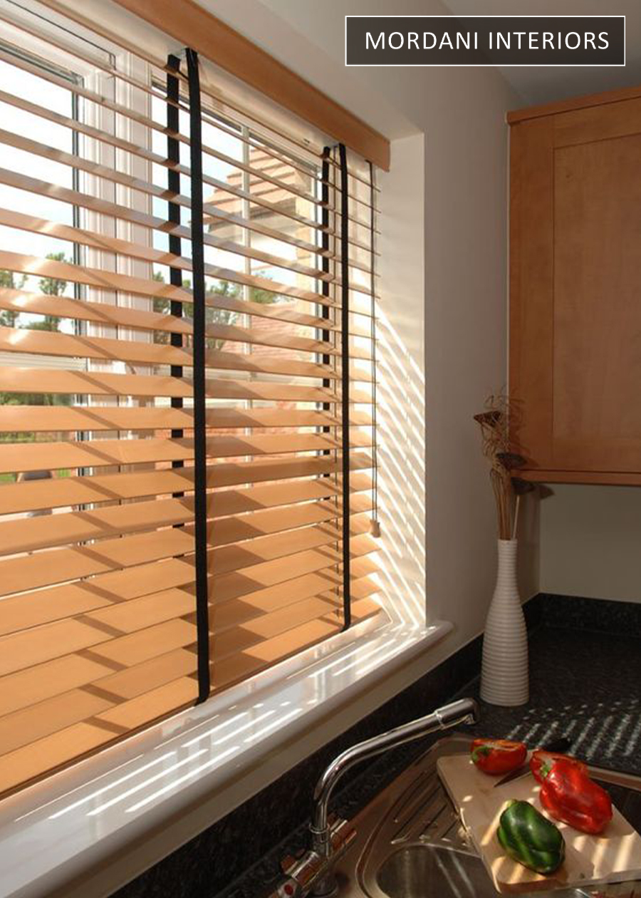 Caramel Oak Wooden Venetian Blinds